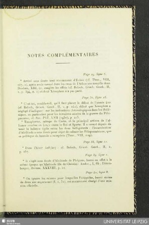 Notes complémentaires