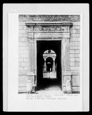 Portal zum Cortile d'Onore