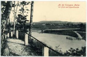 Malter. Talsperre und Blick nach Dippoldiswalde