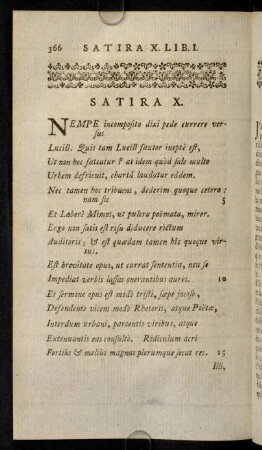 366-375, Satira X.