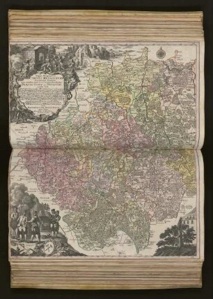 Mappa Geographica Circuli Metalliferi Electoratus Saxoniæ cum omnibus, quæ in eo comprehenduntur Præfecturis Et Dynastiis : quales sunt I. Præf. Zwickavienses, II. Præf. Schwarzenbergens. III. Dyn. Hartenstein, IV. Glaucha, V. Præf. Lemsa, VI. Præf. Waldenburg, VII Præf. Rochsburg, VIII. Præf. Penig, IX. Præf. Wechselburg, X. Præf. Chemnit, XI Præf. Stollberg, XII. Præf. Grunhayn, XIII. Præf. Wolckenstain, XIV. Præf. Lauterstein, XV. Præf. Augustopolit. XVI. Præf. Franckenberg, XVII. Præf. Nossen, XVIII. Præf. Freyberg, XIX. Præf. Grullenburg, XX Præf. Frauenstein, XXI Præf. Altenberg, XXII Præf. Dippoldiswalda, Accedunt præfecturæ circuli Misnici XXIII. Præf. Pirnensis cum Dyn. Lauenstein, XXIV. Præf. Loehmen, XXV. Præf. Hohenstein