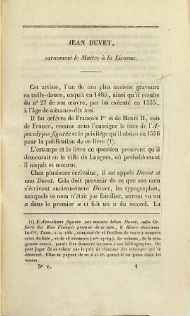 Le Peintre-graveur français : ou catalogue raisonné des estampes gravées par les peintres et les dessinateurs de l'école française, Tome Cinquième. Artistes nés dans les 15e, 16e et 17e siècles. Deuxième Partie