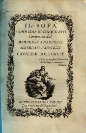 Il sofa : commedia di cinque atti