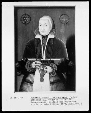 Bildnisse des Heinrich und der Magdalene von Peine — Bildnis der Magdalene von Peine, geborene Prütze