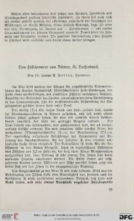 9: Eine Füßchenurne aus Achmer, Kr. Bersenbrück