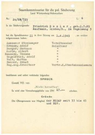 Boxler, Friedrich