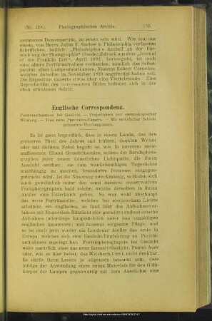 Englische Correspondenz
