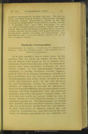 Englische Correspondenz