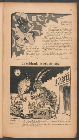 La epidemia revolucionaria - [Dibujo animado político]