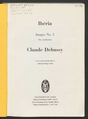 2: Ibéria : images no. 2 for orchestra