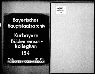 Zensur diverser juristischer Schriften (ohne Aktenzusammenhang)