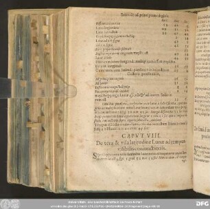 Caput VIII. De vera & visa latitudine Lunae ad tempus visibilis coniunctionis.