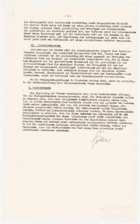 Leichtbetonmontagehaus für OMGUS (Office of the Military Government US): Erläuterungsbericht deutsch
