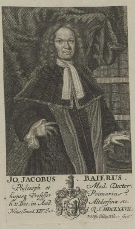 Bildnis des Johann Jacob Baier