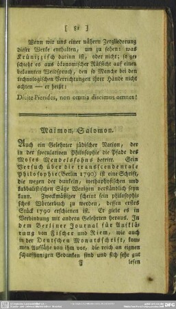Maimon, Salomon