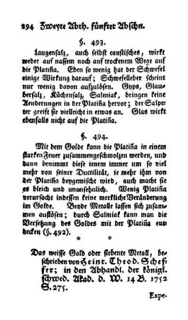 Platiña mit Gold (§. 494)