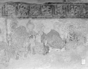 Prozession von Heiligen und Anbetung der Könige — Prozession von Heiligen und Engeln