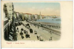 Neapel, Italien. Strada Marina