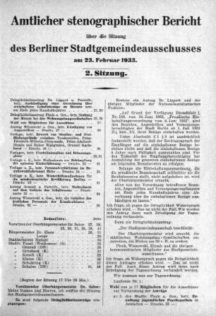 Sitzung 2, 23. Februar 1933
