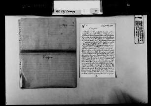 Schreiben von Adolph Vischer, Betberg, an August Lamey: Stellungnahme der Geistlichen des Markgräflerlandes zu einem Gesetzesentwurf die Lehrer betreffend.
