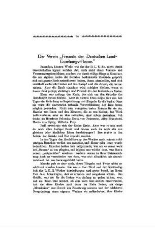 Der Verein "Freunde der Deutschen Land-Erziehungs-Heime"