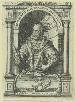 Bildnis des Bernhard. Ital.