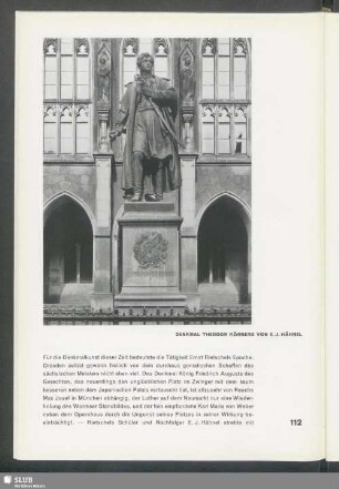 Denkmal Theodor Körners von E. J. Hähnel