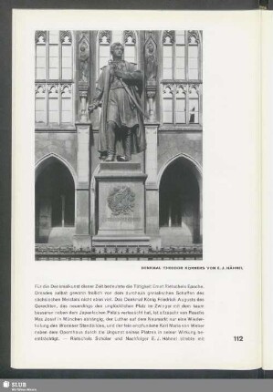Denkmal Theodor Körners von E. J. Hähnel