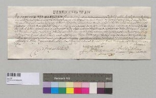 Papst Benedikt XIV. gewährt der Pfarrkirche St. Lorenz in Obing einen Ablass. S: Papst Benedikt XIV.