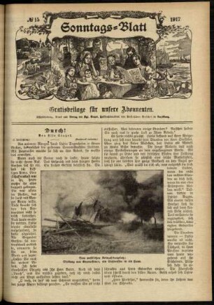 Ausgabe vom Sonntag, den 15. April 1917.