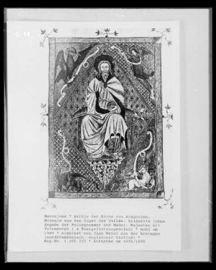 Majestas Domini mit Tetramorph