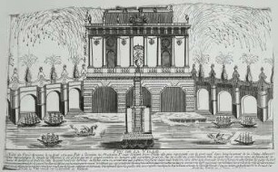 Feu de la ville (Feuerwerk auf dem Pont Neuf am 29. August 1739, ausgerichtet von der Stadt Paris)