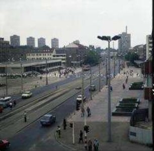 Ansicht der Karl-Marx-Straße in Frankfurt (Oder)