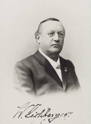 Porträt Wilhelm Eichberger (1830-1904; Sänger)