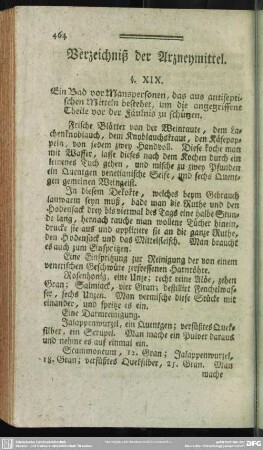 Verzeichniß der Arzneymittel
