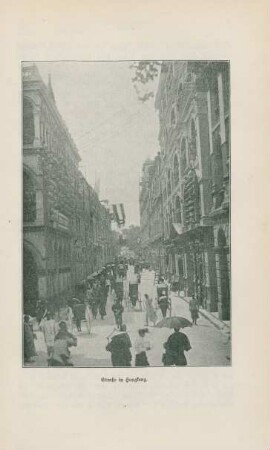 Straße in Hongkong