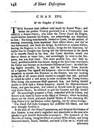Chap. XVII. Of the kingdom or province of Fokien