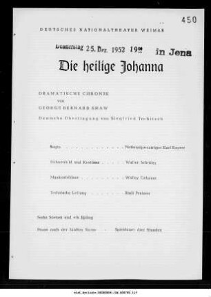 Die heilige Johanna