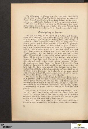 Stellungskrieg in Flandern