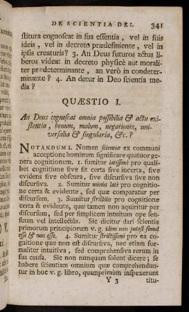 341-351, Quaestio I.