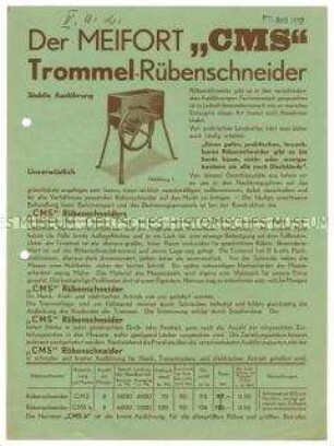 Trommel-Rübenschneider