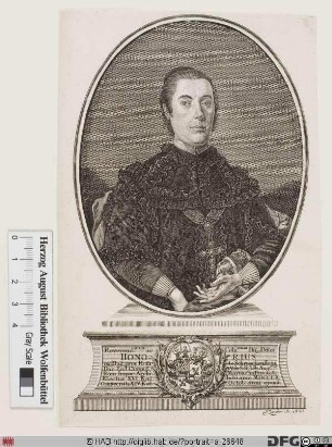 Bildnis Honorius (Roth von Schreckenstein), 1760-85 Fürstabt von Kempten
