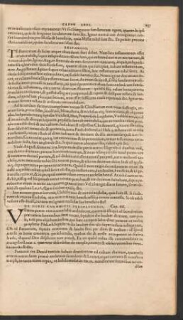 De Horis Canonicis Persolvendis. Cap. 66. - De Imaginibus Sanctorum. Cap. 70.