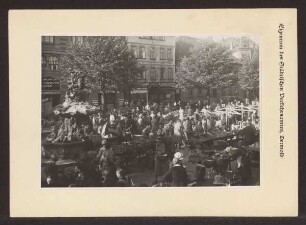 Wochenmarkt. Detmold. Marktplatz