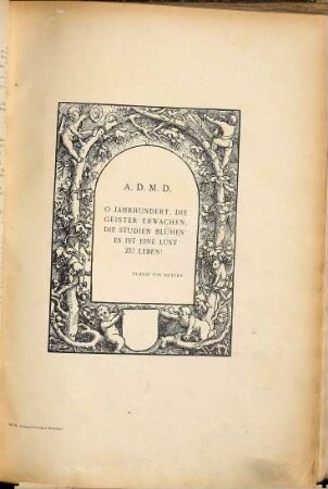 Kulturgeschichtliches Bilderbuch aus drei Jahrhunderten, 1