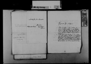 Schreiben von August Vischer, München, an August Lamey: Verlobung Vischers und Bitte um eine feste Stelle.