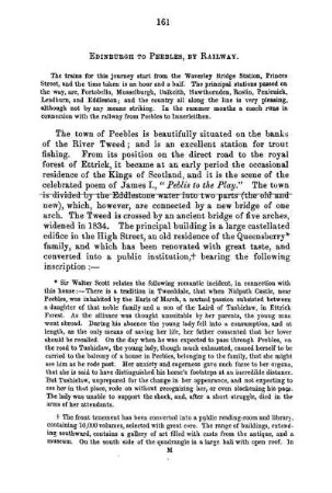Edinburgh to Peebles by Railway