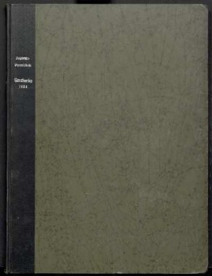Zugangsverzeichnis Geschenke 1934 : 16. April 1934 bis 30. April 1935