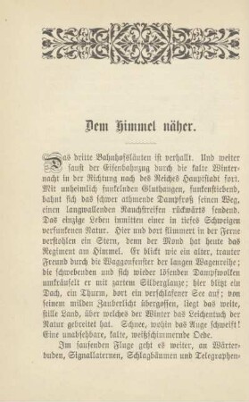 Dem Himmel näher
