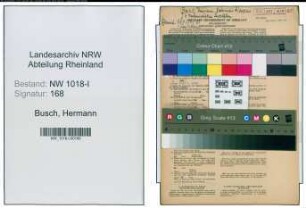Entnazifizierung Hermann Busch , geb. 04.09.1909 (Laborant)